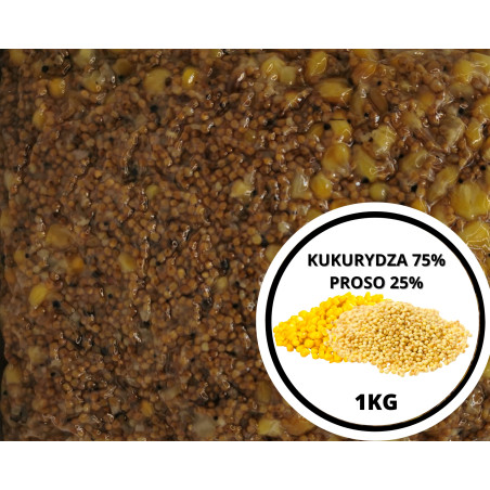 Kukurydza 75% + Proso 25% 1kg