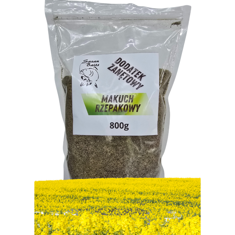 Dodatek Zanętowy Makuch Rzepakowy 800 g – SazanBaits Dodatek Zanętowy Makuch Rzepakowy 800 g – SazanBaits