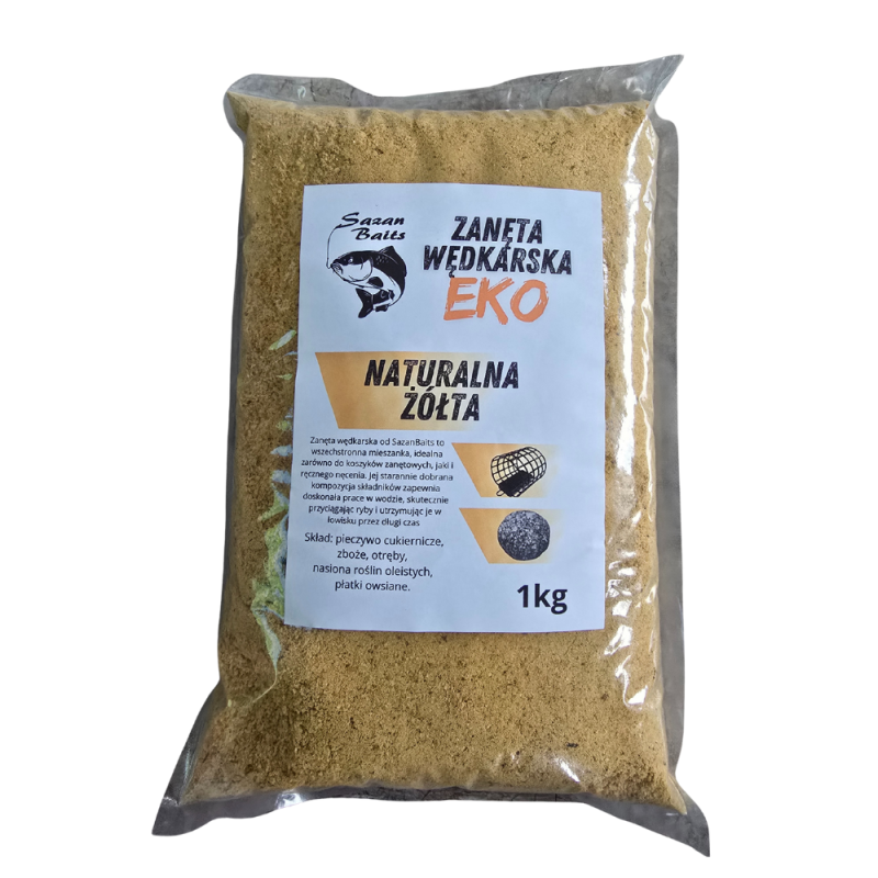 Zanęta wędkarska Naturalna Uniwersalna Żółta 1kg