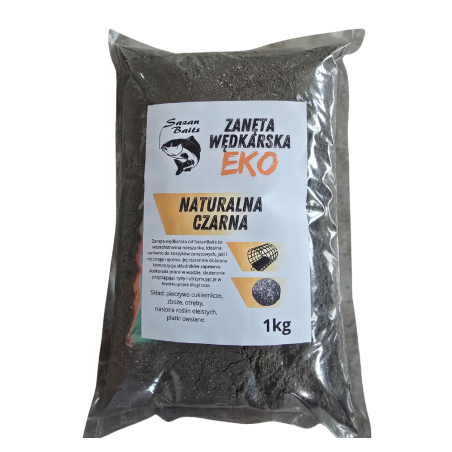 Zanęta wędkarska Naturalna Uniwersalna Czarna 1kg