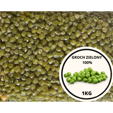 Groch Zielony gotowa/gotowana zanęta wędkarska 1 kg Sazan Baits