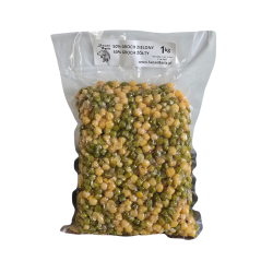 Groch Zielony i Żółty gotowa/gotowana zanęta wędkarska 1 kg Sazan Baits
